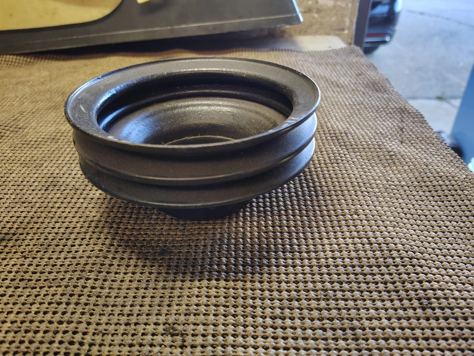 Buick GS GSX Riviera Electra 455 1971-72 aire acondicionado 2 ranuras bomba de agua polea 1235778 Foto 4 de 4