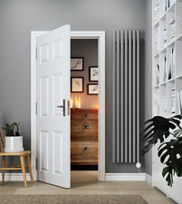 *OVERSTOCK* Electric Radiator TERMA Rolo Room E, Grey 1800hx 370w, Wi-Fi, 1.0kw