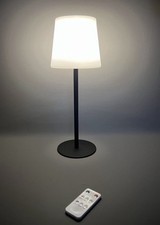 Cordless Solar Table Lamp Waterproof Outdoor Dimmable Night Light Remote Control
