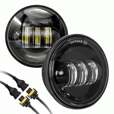 "4.5 Inch LED Fog Lights for Harley Motorcycles Dual Pack, High Visibility"
