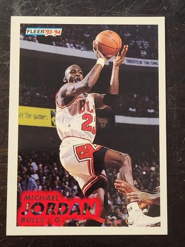 Michael Jordan  1993-94 Fleer #28 Chicago Bulls Basketball Card NM/MINT