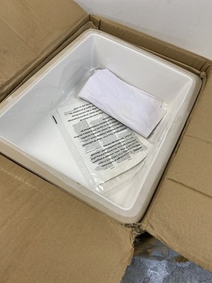 PROFLO PF1713UWH Stedman 19-7/8'' Rectangular Undermount Bathroom Sink - White