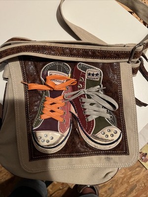 Umhängetasche, Converse Turnschuhmotiv