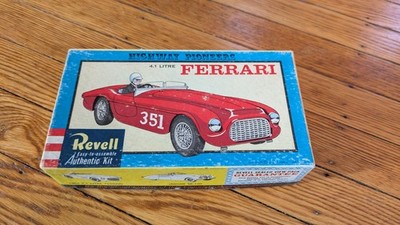 Antique Revell Highway Pioneers 4.1 Litre Ferrari Model Kit 1952 UNOPENED 