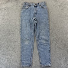 Vintage Levi's 550 Jeans Womens 9 Blue Tapered Leg 90s Relaxed Fit 28x30 Denim