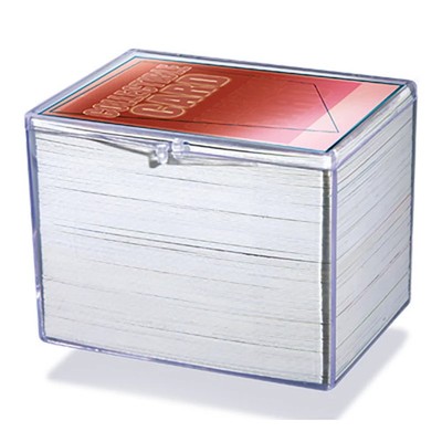 (1 Brand New) Ultra Pro 150-Card Hinged Plastic Box Holder For Trading Cards