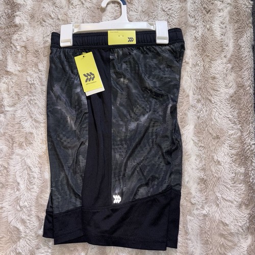 All In Motion Boys Basketball Shorts Size L (12-14) Black Athletic NWT Youth Boy - Picture 2 of 5