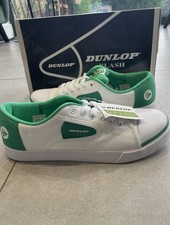 Dunlop Green Flash Trainers UK 11 EU 45 White/Green – Vintage Classic BNIB
