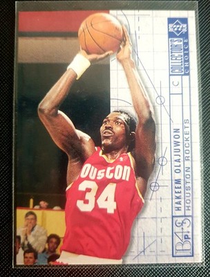 Hakeem Olajuwon 1994 UD Collectors Choice Blueprint for Success Houston Rockets