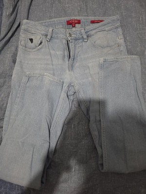 Original GUESS Denim Herrenjeans W30 - Super Skinny Fit - Light Wash