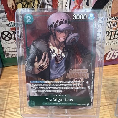 One Piece 2023 Trafalgar Law Offline Regional Finalist Promo Prize Card OP02-035