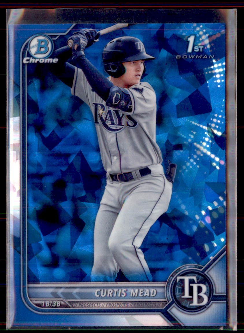2022 Bowman Chrome Sapphire Edition Curtis Mead BCP-10