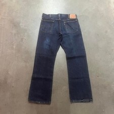 Levi's 517 men's dark wash slim bootcut jeans wide leg flare 35