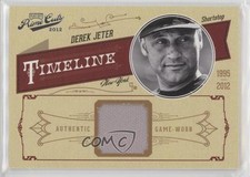2012 Playoff Prime Cuts Timeline Materials 13/49 Derek Jeter #16 HOF 8b4