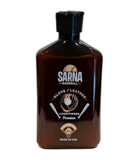 Sarna Glove Conditioner Premium Baseball Softball Mitt Oil Soften Preserve 8 Oz