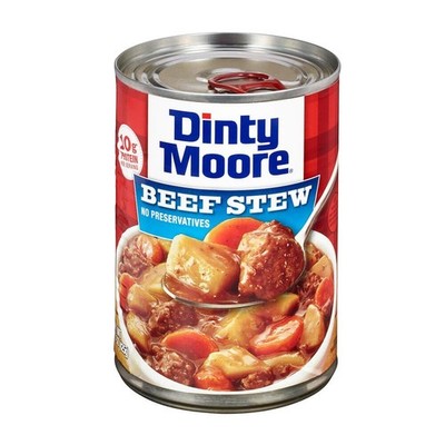 DINTY MOORE Beef Stew 15 oz 12 Pack Fully Cooked & Ready-To-Eat with Fresh Po...