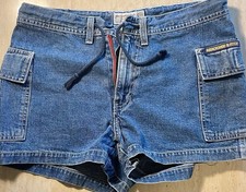 Abercrombie Fitch Women's Jean Shorts Y2K Medium Wash Denim