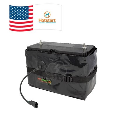 HOTSTART Battery Heater Wrap 50 x 6 Inch | 60   80 °F with Built-in Thermostat