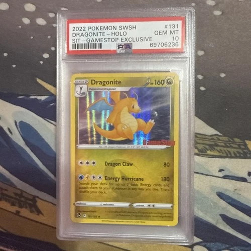 Dragonite 131/195 PSA 10 GameStop Exclusive Stamp Pokemon Slab