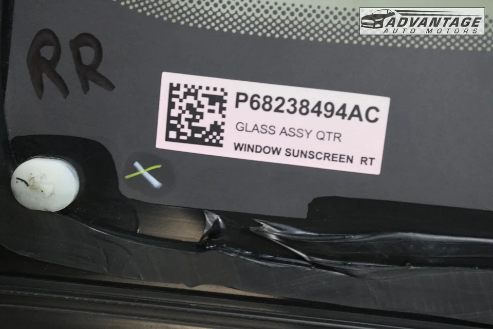 2017-2025 克莱斯勒 PACIFICA 后方右侧四分之一面板窗玻璃原始设备制造商 — 第 3/4 张图片