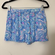 Lilly Pulitzer Girl's Pull on Shorts Size XL 12/14 Colorful Elastic Waistband