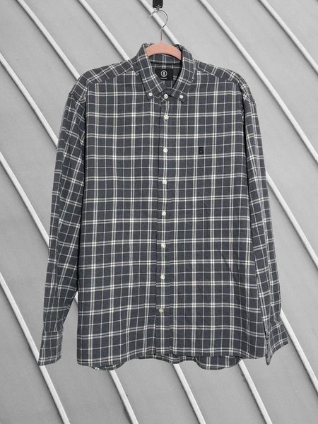 Men Bogner Shirt Grey Flannel L