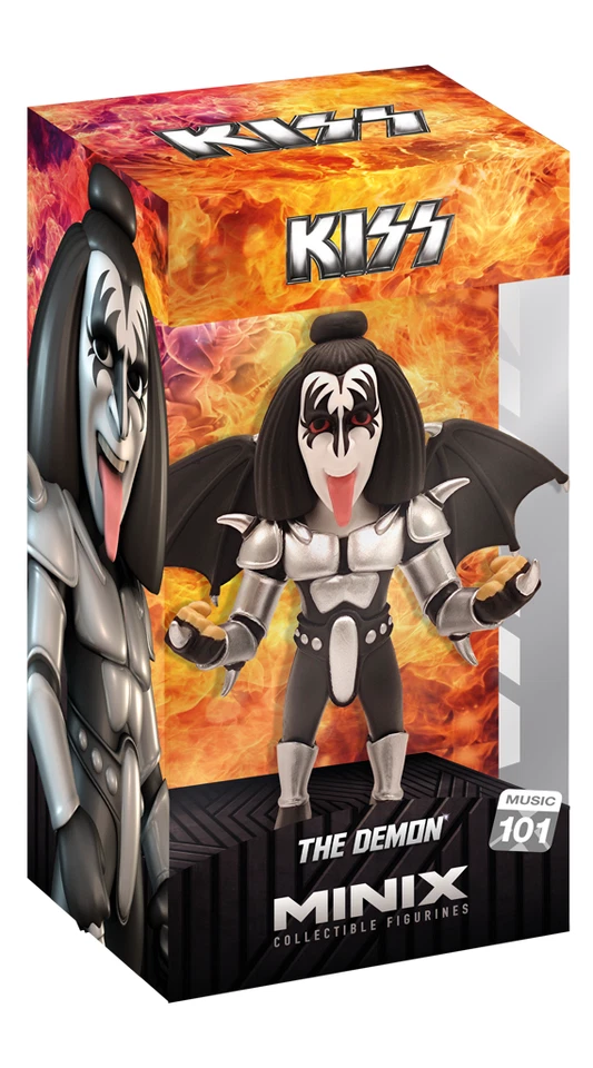 MINIX - Conjunto de todos os 4 bonecos colecionáveis KISS 4,75 polegadas/12 cm - NOVO NA CAIXA - Imagem 4 de 4