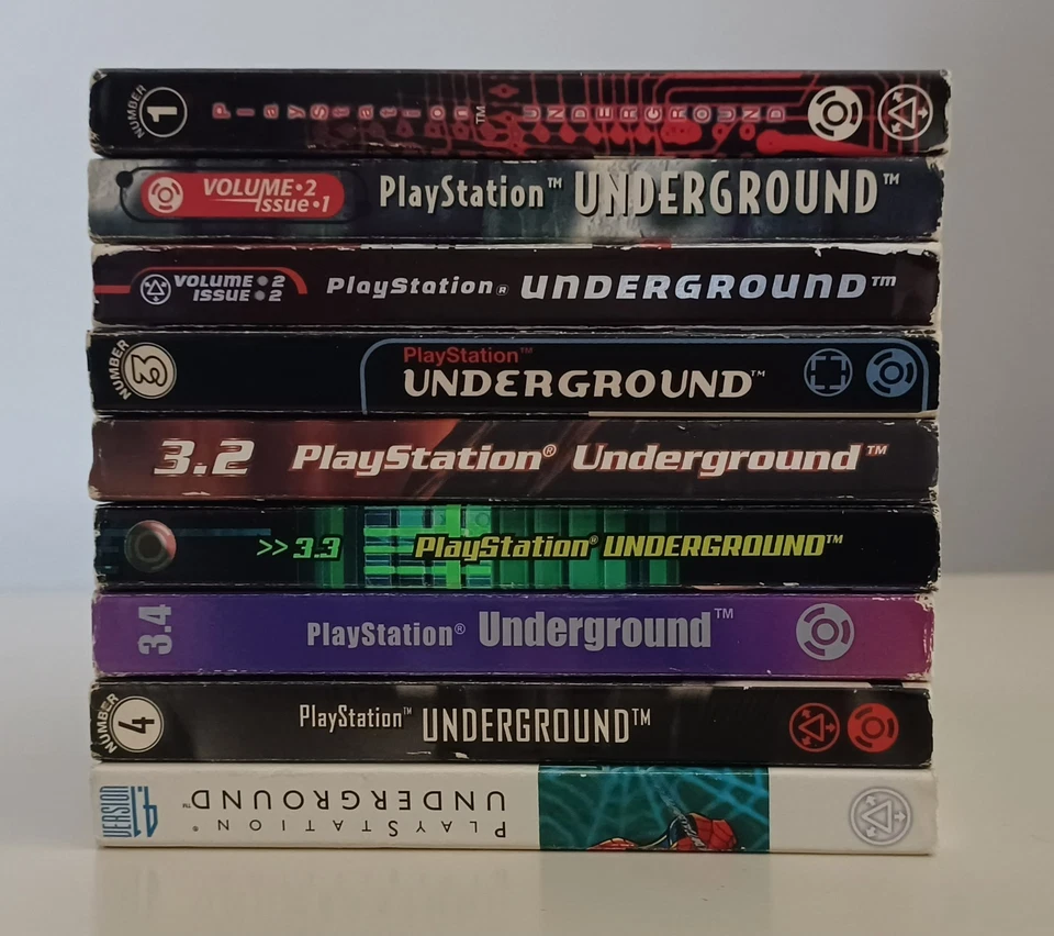 PlayStation Underground Juego Completo Lote Paquete Sony PS1 CIB {Ver Video} Foto 2 de 4