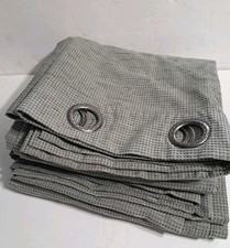 Grey curtains for bedroom or living room, 52" wide x 104" long. No brand.