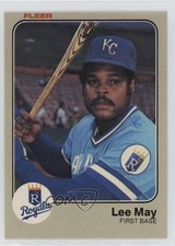 1983 Fleer Lee May #118 2k3