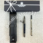 Bid MONTBLANC StarWalker Blue Precious Resin Rollerball Pen Platinum Trim w/Box' — photo 3