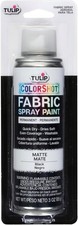 Tulip Colorshot Instant Fabric Spray Paint Permanent Color 3oz Select Color