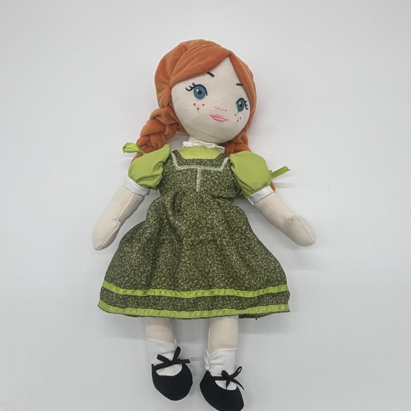 Disney Anna Plush Doll Green Dress Disney Franchise Character Theme