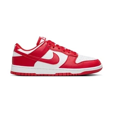 WOMENS NIKE DUNK LOW NEXT NATURE_WHITE/UNIVERSITY RED-WHITE DD1873-116-SIZE 6.5