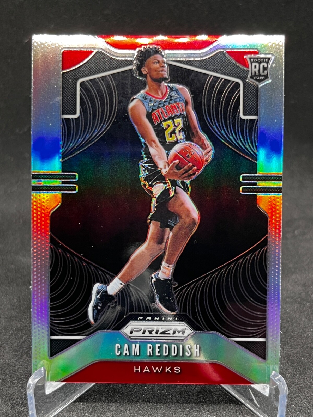 2019-20 Panini Prizm Prizms Silver #256 Cam Reddish RC