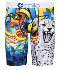 ETHIKA  "CONCRETE JUNGLE"  BOXER BRIEF MEN'S SIZE SMALL NWT