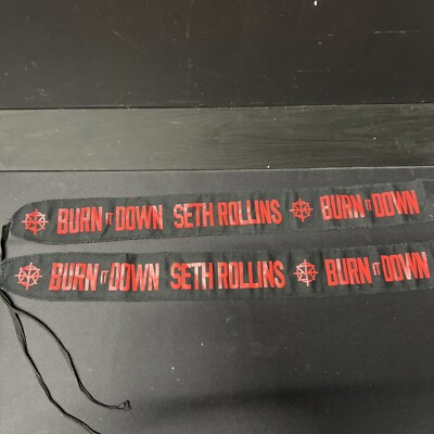 WWE Seth Rollins Burn it Down Wrist Wraps
