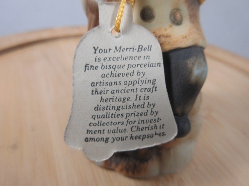 De colección JASCO 1978 Merri Bells bisque porcelana villancico niño Taiwán - Imagen 10 de 11
