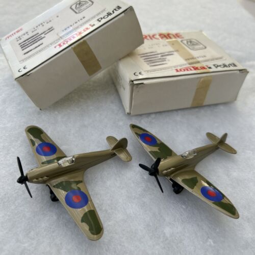 TONKA POLISTIL HURRICANE & SPITFIRE MODEL PLANES - BRAND NEW VINTAGE