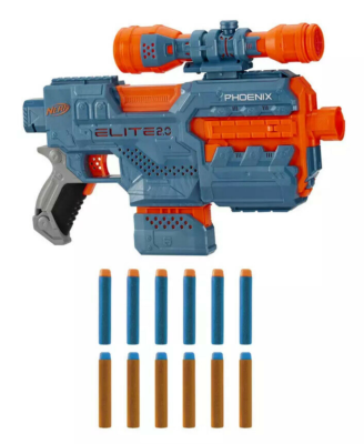 Nerf Elite 2.0 Phoenix CS-6 Motorised Blaster Set New Kids Xmas
