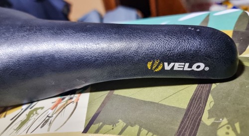 Sella vintage Velo PLUSH Retro nero Leather Racing Bicycle Saddle - Foto 2 di 7