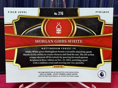 その他 panini select Morgan 2023-24 Panini Select Premier League Red #216 MORGAN GIBBS