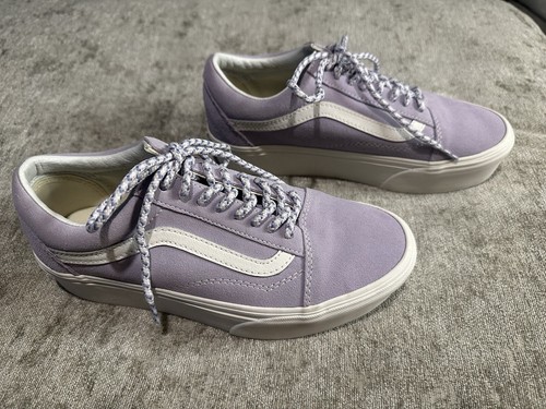 Lilac UA Old Skool StackForm Vans Size 5.5 - Picture 2 of 7