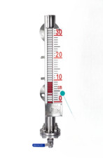 QTY:1 Magnetic Level Gauge Side mounted within 2 meters DN80