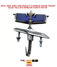 NEW 1980 1990 CHEVROLET CAPRICE HOOD FRONT BLUE EMBLEM CHEVY