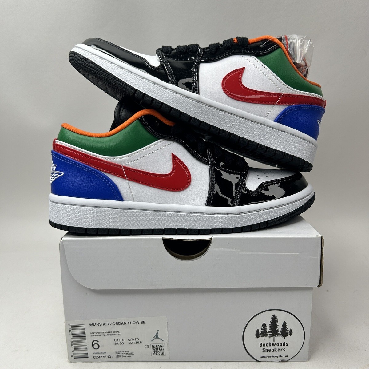 jordan 1 low womens multicolor