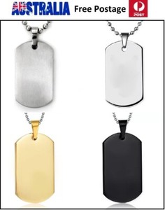 stainless steel dog tags australia