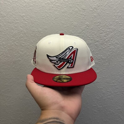 Anaheim Angels 59FIFTY Classic Colorway With 50th Anniversary Patch. Size 7 1/2.