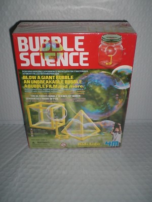 Bubble Science Kit 4M Kidz Labs Educational New! Free Shipping!