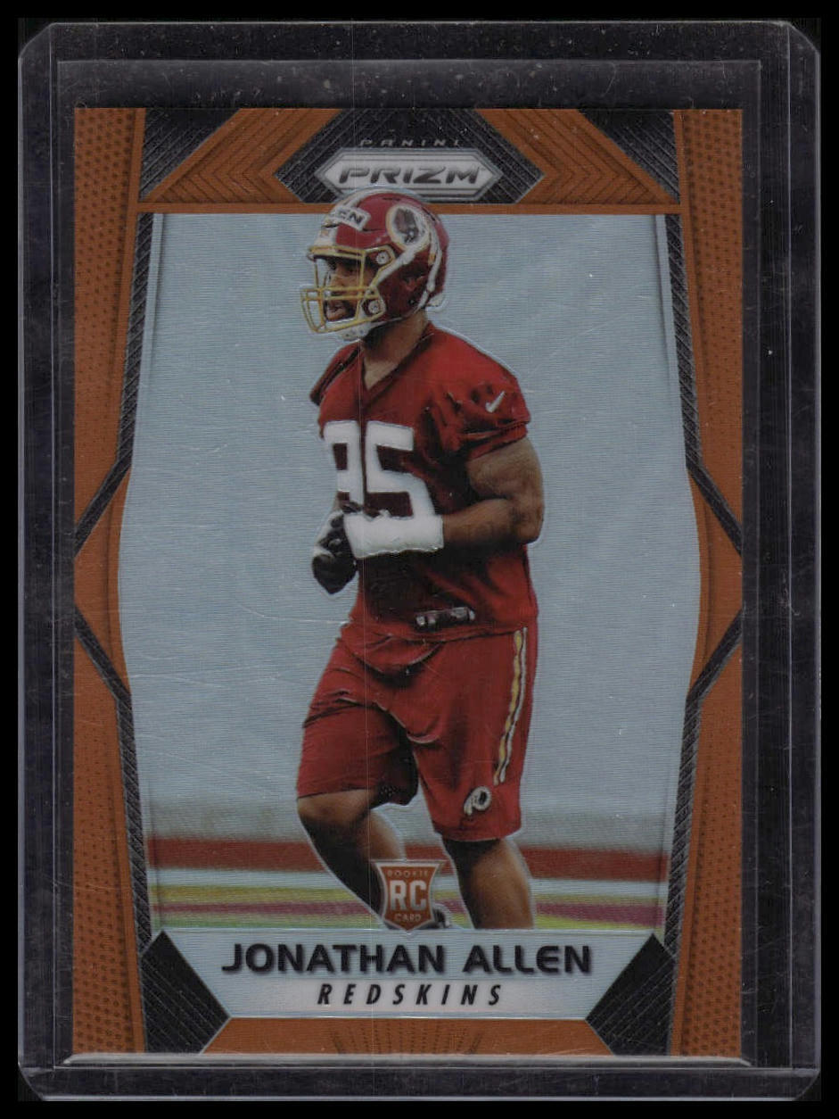 2017 Panini Prizm #224 Jonathan Allen Prizm Orange #/275